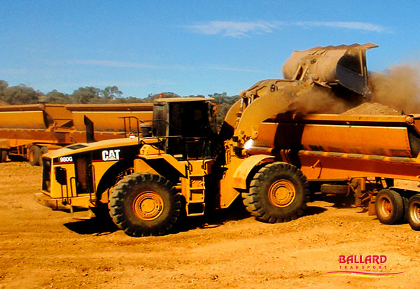Loader for Bulk Haulage Roadworks Central Queensland